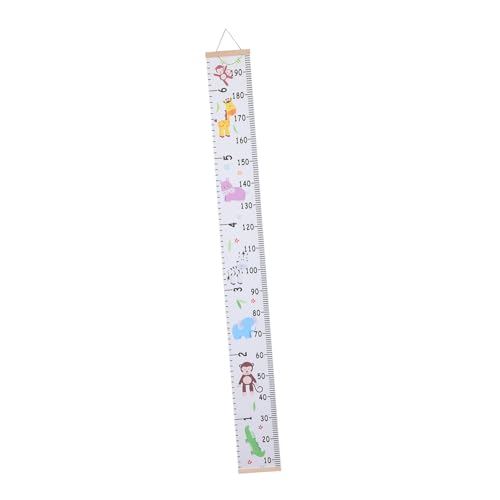 JOINPAYA 1 Pc regla de altura de dibujos animados calcomanías de pared decoración papel pintado muro tiras tabla de crecimiento de los regla de la tabla de crecimiento lienzo Colorful
