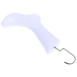 OKUMEYR 脚模型挂钩 足マネキン プラスチック製女性用足モデル 厚手無縫素材 耐久性 軽量持ち運び簡単 靴下ディスプレイ用フック付き展