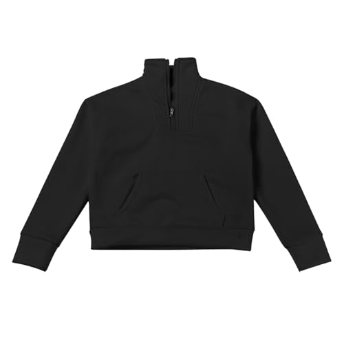 Boys Girl Sweatshirts Half Zip Fleece Long Sleeve Pullover Hoodies Teen Casual Trendy Lightweight School Uniform Fall Clothes3