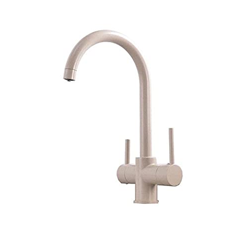 Robinet de lavabo chromé anti-éclaboussures 360 degrés avec filtre eau potable pour cuisine