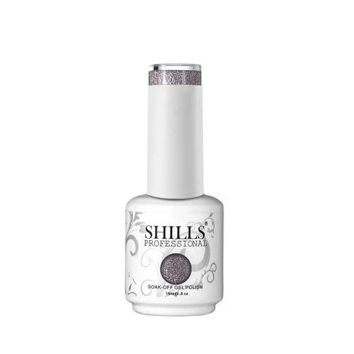 Image of SHILLS PROFESSIONAL Uv /Led Soak Off Glossy Finish Nail Polish Nail Art Nail Polish Color Shade 218, 15 Ml