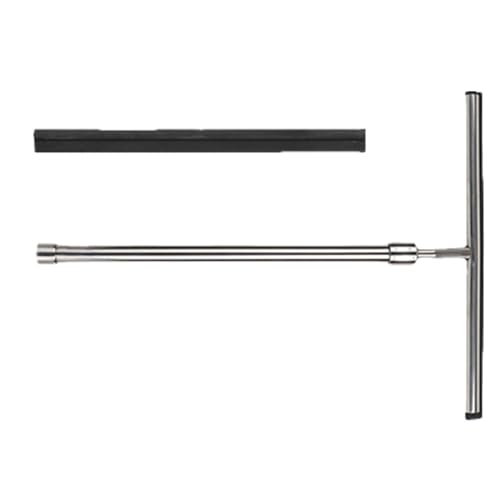 Escobilla de limpieza de ventanas, escobilla de ducha para el hogar, raspador de vidrio de acero inoxidable, herramienta telescópica de limpieza de ventanas, limpiador de ventanas para ducha y puerta