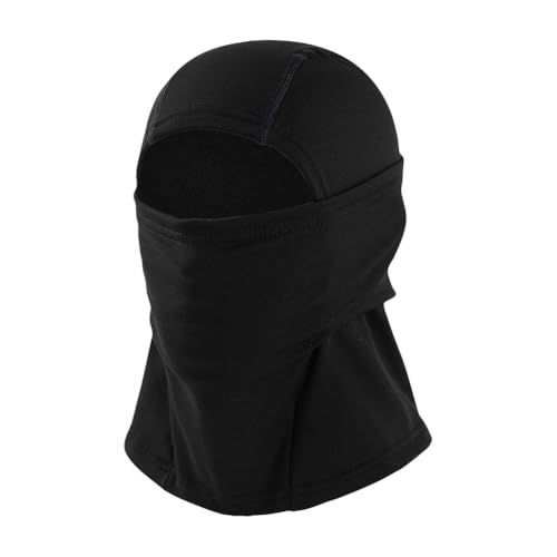 Kids Face Mask Balaclava Windproof Face Cover Winter Hat Face Warmer Warm Face and Neck Cover Ski Mask Balaclava Helmet Neck Warmer for Boys Girls Black