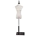 Produktbild Mannequin Requisiten Halbe Länge Bekleidungsgeschäft Fenster Aufmä Menschliche Körper Ganzkörperfrauenhochzeitskleid Mannequin Dummy (Color : A)