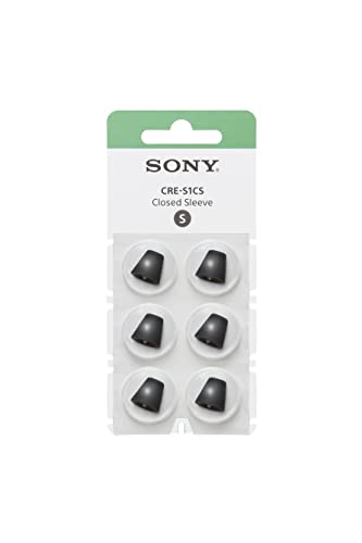Sony OTC Hearing Aid Closed Sleeve for CRE-E10 Small CRE-S1CS,Black, CRES1CS