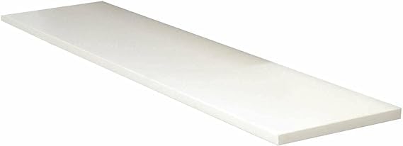 Adjustable Twin Slot Shelving System | White Uprights and Strong Brackets | Wall Mounted Rack for Durable Storage (1, White Wooden Shelf 120cm x 30cm Only)