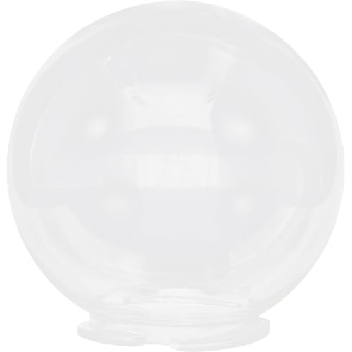 SHINYPASING Paralume Trasparente per Lampada a Globo Esterno Sfera 25 CM Copertura Protettiva in Plastica per Lampioni da Giardino e Vialetti
