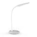Produktbild HJL USB Wiederaufladbare Led Schreibtischlampe 3 watt Touch Control Dimmable Schreibtischlampe Schwanenhals Tragbare Augenlampe Schlafzimmer Studie Büro Weiß