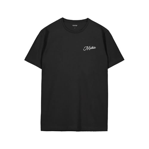 T-shirt MAKIA Burg manches courtes taille 2XL en coton bio pour homme