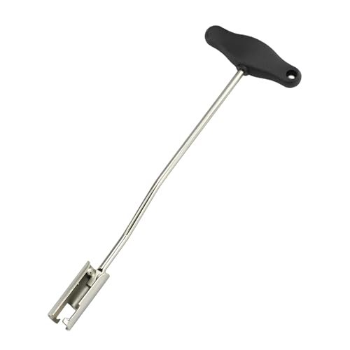 Riceel T-Griff Zündkerzen Stecker Abzieher, 30cm Zündkerzen Kabelabzieher 45 Stahl Zündkerzenschlüssel Zündspulen Abzieher Werkzeug für V/W Go/lf Polo V/AG