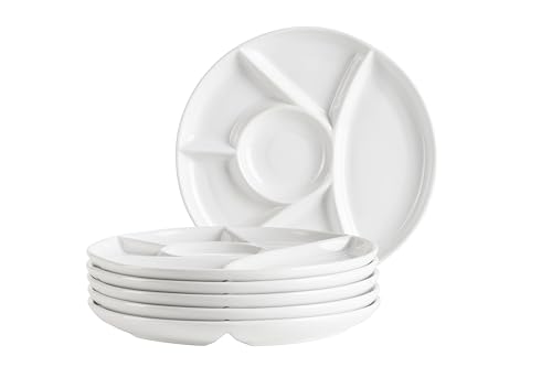 Mäser Fondueteller Set für 6 Personen, Teller für Fondue, Party,...