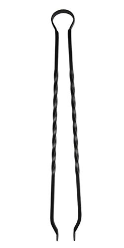 Pince forgée pour cheminée 60 cm en fer forgé