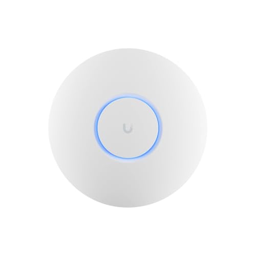 Ubiquiti UniFi U6+ WiFi 6 Access Point - Dual-Band, 2x2 MU-MIMO, 5.3 Gbps Aggregate Throughput, Enhanced Range, PoE Support, Compact Design