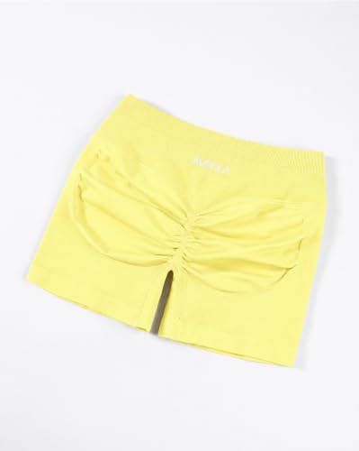 Image of AUROLA Influence Workout Shorts for Women,2.5 3.5 4.5 5.5 6.5 No Roll Up Squat Proof Scrunch Seamless Compression Gym Short