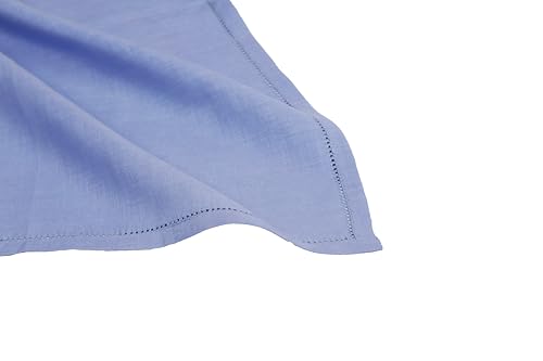 山本仁商店 KYOTO BLUE PREMIUM 花染め 麻はんかち 露草 つゆくさ 【1912】 日本製 和柄 インバウンド お土産