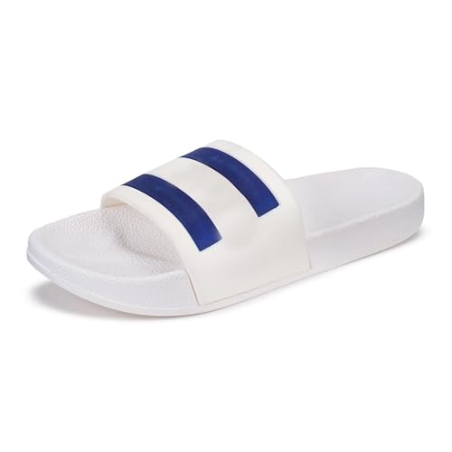 Image of Extra Soft Classic Casual with Regular wear with Ultra Soft & Flexibility Technology Slipper for Men's & Boy's White