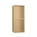 YWJFSA Nicchia Doccia Incasso in Acciaio Inox Sigillato Impermeabile con Doppio Strato Nicchia Doccia da Incasso 68×27cm,Oro immagine