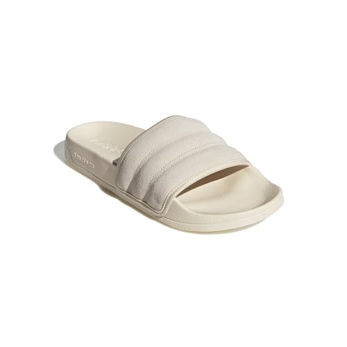 Image of adidas Women ADILETTE SHOWER Synthetic Swim Slide FTWWHT /GOLDMT /BOGOLD | LUT50