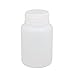 Aexit 100ml 28mm gauge Diameter Wide Mouth HDPE Plastic Round Graduated Bottle White