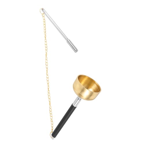 livre TOYANDONA Cloche de Prière Bouddhiste Cuivre Instrument de Percussion Portable pour et Cérémonies Décoration Traditionnelle et Agréable pour Pratiquants Bouddhistes