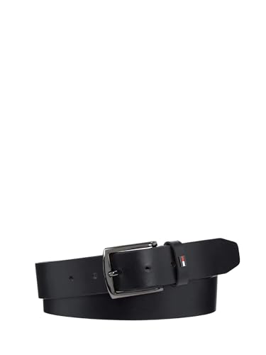 Tommy Hilfiger ceintures noir AM0AM12930 pour sublimer votre costume de bureau