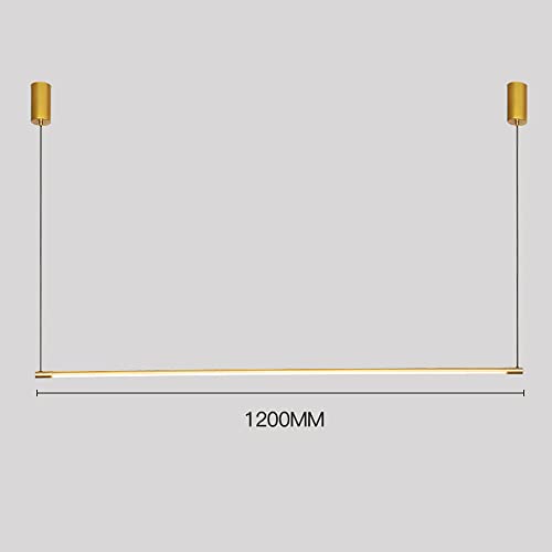 Lámpara colgante lineal LED de metal con pantalla de silicona ultrafina para comedor LWX 2