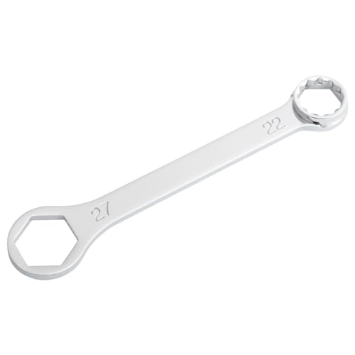 Image of TUSK Racer Axle Combo Wrench 22mm /27mm Includes 13 /16 inch for 2-Stroke Plug Removal
