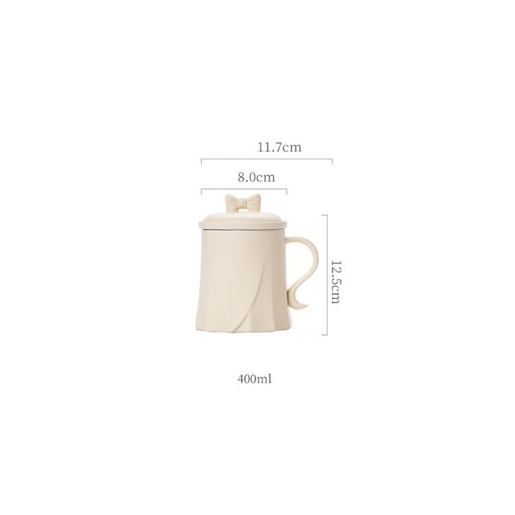Tasse à thé Tasse à thé à bulles en céramique légère et luxueuse avec filtre Récipient de trempage