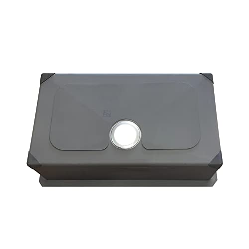 Sinber 30\" Undermount Single Bowl 304 Stainless Steel Kitchen Sink (30\" x 18\" x 10\"(Sink Only)) - Thumbnail 7