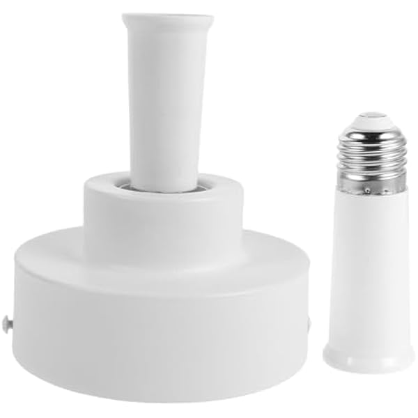 1 zestaw przedłużaczy do gniazdek oświetleniowych: przedłużacz do żarówek E26/E27 wkręcany adapter oprawek z podstawą montażu gniazdek lamp sufitowych i przedłużacz żarówki LED
