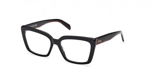 Emilio Pucci EP5224 001 Eyewear Unisex Plastik, Standardowy, 55 Okulary przeciwsłoneczne, 001, 55