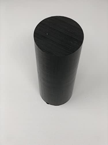 Image of White HDPE Rod 2 3 /4 inch Diameter x 2' Length