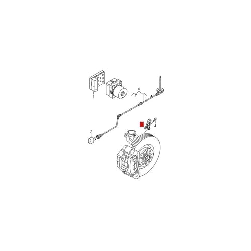 Sensor de velocidad rueda ABS WHT003860 para corregir fallos en frenadas WHT003863 4