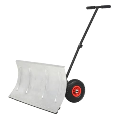 vidaXL Spazzaneve Manuale con Ruote 100x44 cm Spartineve Pala Neve Spalaneve