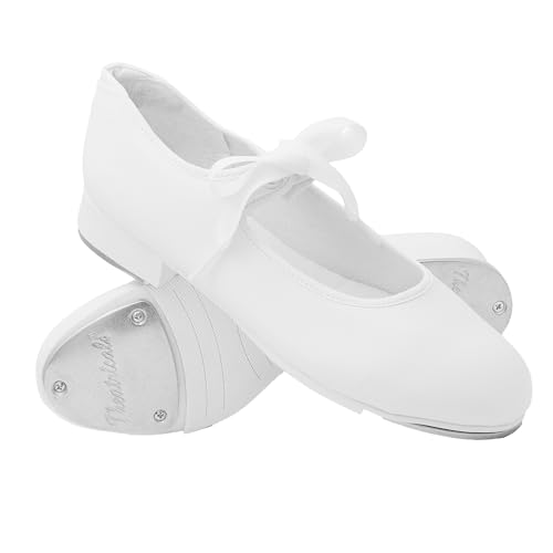 Theatricals Girls Tap Star Ribbon Tie Tap Shoes
