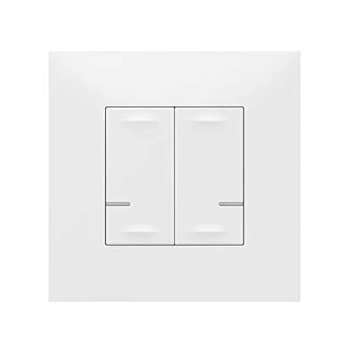 Interrupteur Vnwn double bouton Legrand 741812 avec voyant blanc intégré
