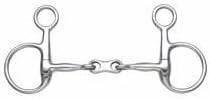 Myler Equestrian Horse Bit Level 1 Hanging Cheek French Link Snaffle 5"