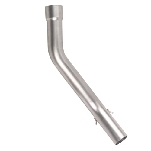 YZTAC Escape De Motocicleta De Aleación De Titanio Modificado Tubo De Enlace Medio Moto Escape Slip On para Kawasaki para Ninja ZX-6R ZX6R ZX636 2009-2020 (Color : Stainless Steel A)