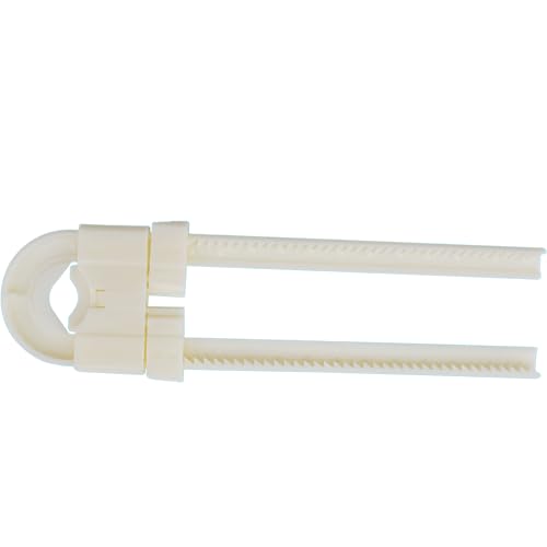 Miniatura 3 de Cerradura de gabinete de trinquete de doble puerta a prueba de bebés