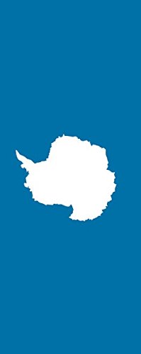 Drapeau de l'Antarctique vertical 120 x 300 cm U24