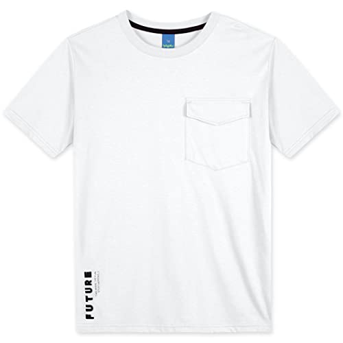 Camiseta Bloco 01, Hapier, Meninos, Branco, 12