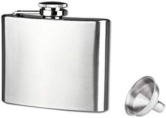 Barware Hip Flasks 1pc 10 8 7 6 5 4 2oz Stainless Steel Hip Flask Liquor Whisky Alcohol Cap Funnel Drinkware Bottle
