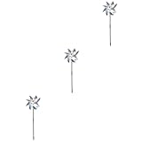 Molinillos de viento terrestres: hechos de pvc y material pet para un uso duradero.