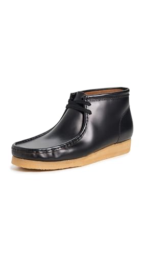 Clarks Wallabee bottes en cuir pour homme avec semelle crêpe