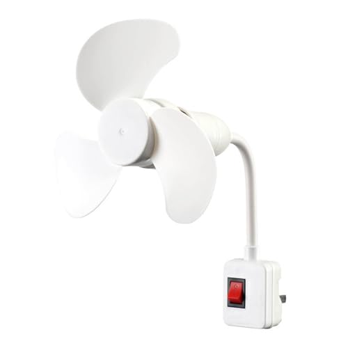 Imagen de Ventilador de enchufe con portalámparas flexible