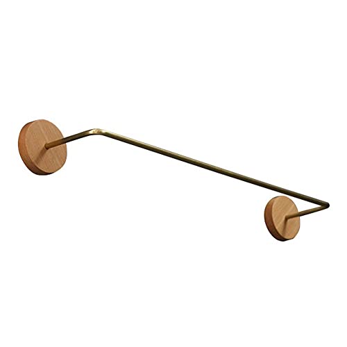 Porte-serviettes mural en laiton et étagère de douche sans perçage pour salle de bain modern