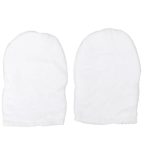 NOLITOY Colocar guantes de cera de parafina intensivo kit de cuidado de pies estera seco guantes algodon guantes de algodon guante de tratamiento de baño cubierta de spa para pies