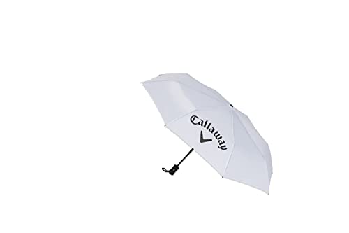 Callaway Parapluie Pliable Unisexe, Blanc/Noir