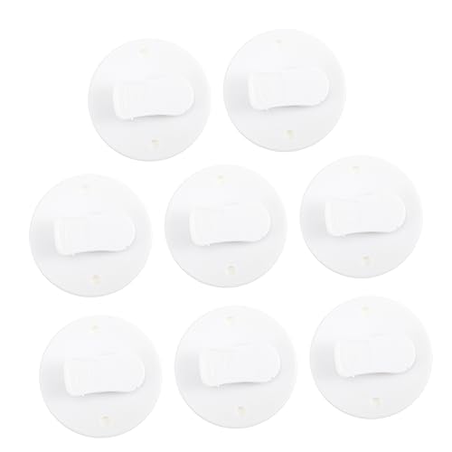 Alipis 8pcs Windproof Shower Curtain Clips Stop Protect Clips for Curtains Prevent Splashes and Wind Easy to Install Double-Sided Adhesive for Bathroom Privacy