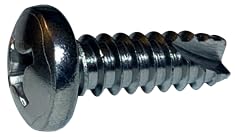#6 x 3/4" Phillips Pan Head 18-8 Stainless Thread Cutting Screws, 5000 Pack